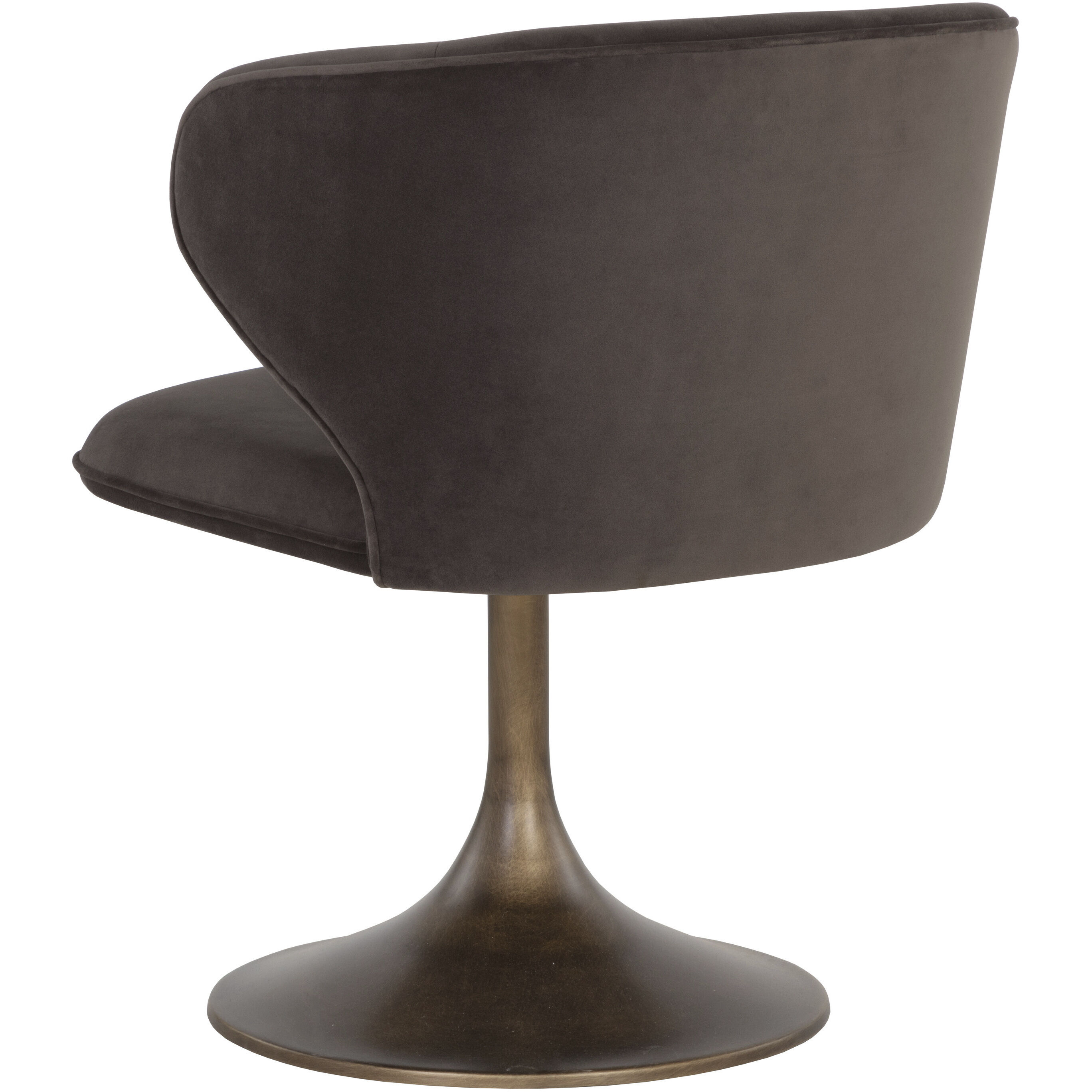 Simone Meg Ash Swivel Dining Chair, Swivel